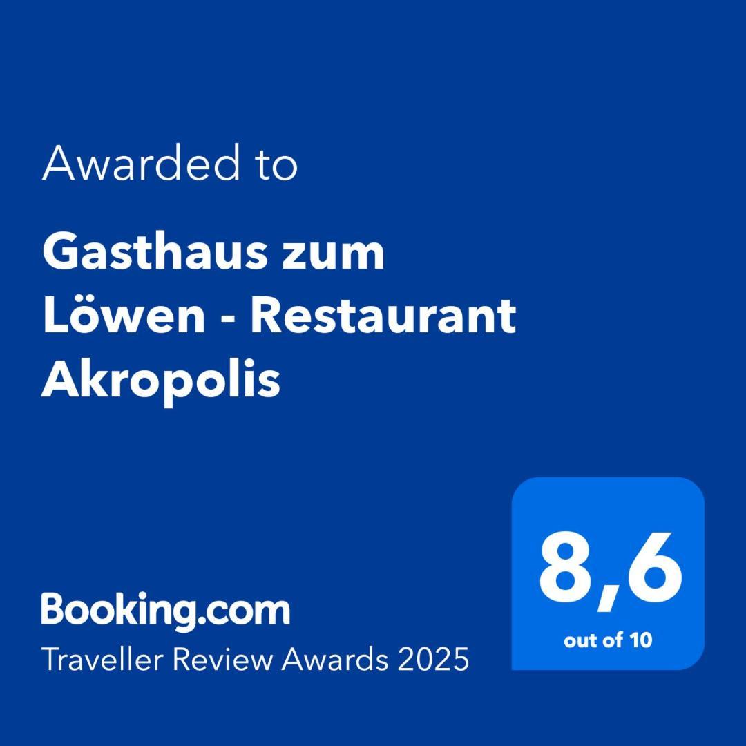 Gasthaus Zum Loewen - Restaurant Akropolis Хаузах Экстерьер фото